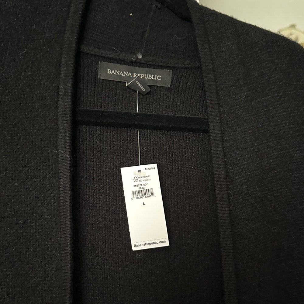 Banana Republic Black Long Cardigan - Picture 3 of 4